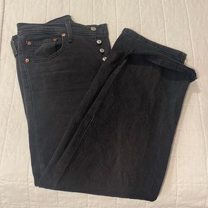 Levis Jeans! Ribcage straight ankle.